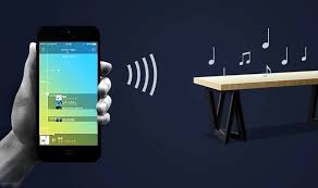 Kamarq Sound Table Is Your Personal Music Hub Interactive Table Low Bedside Table Smart Home Technology