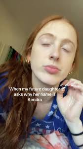¿Por qué mi futura hija se llama Kendra?