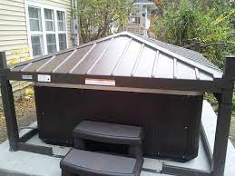 Find And Save Ideas About Tub Cover On Doubledeckerdiy See More Ideas About Covered Hot Tub Outdoor Spa And Hot Tub Outdoor Hot Tub Backyard Small Hot Tub