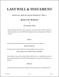 A will is governed by the wills act 7 of 1953 in south africa. Last Will And Testament Sample Form Free Printable Documents Last Will And Testament Will And Testament Estate Planning Checklist