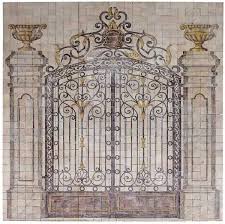 Dynamic garage door, as a company, was commissioned to custom design, handcraft and. Casa Padrino Luxury Baroque Decoration Wall Painting The Magnificent Gate Beige Multicolor 290 X H 310 Cm Handmade Hand Painted Natural Stone Mosaic Tiles Baroque Wall Decoration