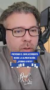 PREVENIR EL ENVEJECIMIENTO DESDE LA ALIMENTACIÓN: ¿VERDAD O MITO?👨‍⚕️😋  @Adrian Yepez Fitn360 en ¿Qué Pasa? con Mariela Ingresa a mi canal YouTube  MarielaTV y mira la entrevista completa #ecuador ...