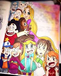 Create a collage of your favorite photos printed on canvas. Cartoon Collage Cartoon Amino