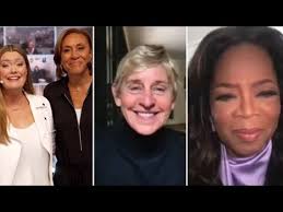 Ellen DeGeneres and Oprah Winfrey joined Jamie Kern Lima YouTube Live