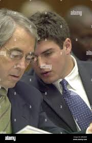 Duke lacrosse player Reade Seligmann, right, confers with his attorney, Kirk  Osborn, Thursday, May 18, 2006, during court proceedings in Durham, N.C.  Seligmann, 20, of Essex Fells, N.J., and Collin Finnerty, 19,
