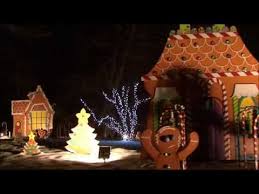 Kennywood Holiday Lights Gingerbread Express Ride Holiday Lights Gingerbread Holiday