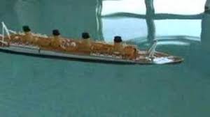 model titanic sinks youtube