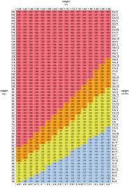 Printable Bmi Chart Jasonkellyphoto Co