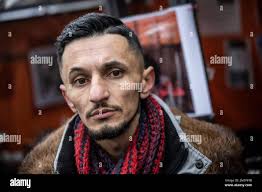 Frankfurt, Germany. 15 December 2022, Hessen, Frankfurt/Main: Ehsan  Sarmasti stands in a tent opposite the Iranian consulate in Frankfurt am  Main. The Iranian has been participating in a hunger strike against the