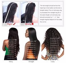 spicy hair hair and wig length chart