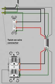 The feed wire (the hot wire coming from the service panel) runs to the switch before it goes to the fixture. An Electrician Explains How To Wire A Switched Half Hot Outlet Home Electrical Wiring House Wiring Electrical Wiring