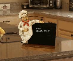 Kiaotime fat chef decor cute home kitchen restaurant bakery decorative chef with bread figurine wall hooks oven gloves/hat/cap/c. Pin On Chief Ideas For Kitchen