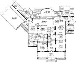 Craftsman Style House Plan 4 Beds 4 5 Baths 5000 Sq Ft Plan 952 269 Mansion Floor Plan Mediterranean Style House Plans House Plans