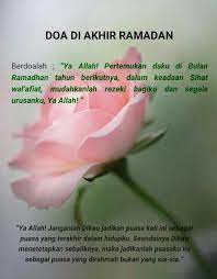 Doa Akhir Ramadan