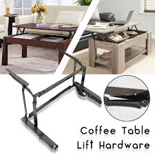 My favorite part of reclaimed projects is that you get to take items that one person may have deemed old, unusable, or lifeless and give it a second chance to be something beautiful with a whole new sense of purpose. Black Coffee Table Lift Top Diy Hardware Fitting Furniture Mechanism Hinge Frame Lazada Ph