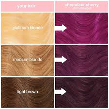 Chocolate Cherry Red Burgundy Vegan Semi Permanent Hair Dye Lime Crime Unicornhair Cherry Hair Colors Unicorn Hair Dye Cherry Hair
