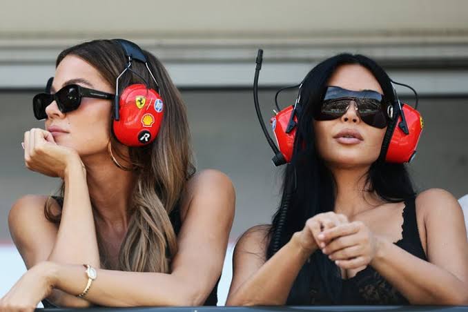 See Kim Kardashian support partner Lewis Hamilton at Monaco Formula 1