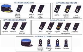 Les Grades Dans L Armee Grades Militaires Gendarmerie Francaise Gendarmerie Nationale Chaque grade est composé de plusieurs échelons. armee grades militaires