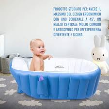 Check spelling or type a new query. Newborn Inflatable Bath Travel Foldable Bath Tub Seat And Drain Plug Suitable From Birth To 15kg With Pump Blue Pink Amazon De Baby