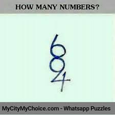 Each page contains four puzzle pieces with a different representation of that number. How Many Numbers Do You See Puzzle Answer