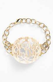 Moon And Lola Annabel Large Oval Personalized Monogram Bracelet Nordstrom Exclusive Nordstrom Monogram Bracelet Monogram Jewelry Jewelry