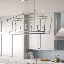 Shop traditional kitchen ceiling lighting to stylish spotlights, cabinet lighting and track lighting. Laurel Foundry Modern Farmhouse Carmen 6 Light Kitchen Island Linear Pendant Reviews Wayfair