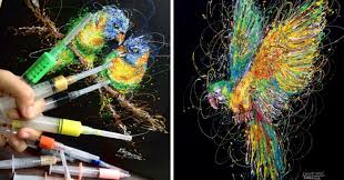If you're bored, consider painting your walls. I M A Nurse And I Use Syringes To Paint In My Free Time Bored Panda