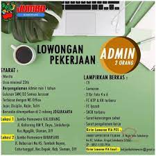 Ada tujuh formasi yang dibuka oleh perusahaan gas terbesar di tanah air itu dalam lowongan kerja juni 2021. Lowongan Kerja Trans Jogja Lowongan Kerja Karyawan Toko Plastik Jogja Indah