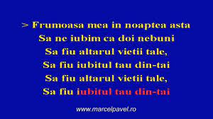 Ovidiu komornyik cat te iubesc videoclip. Karaoke Frumoasa Mea Marcel Pavel Chords Chordify