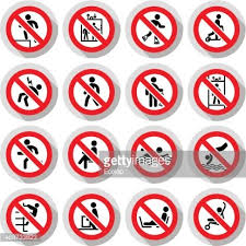 Protection signs no pet warning information sign. Prohibited Signs Paper Sticky Clipart Image