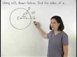 Angle in a semicircle is a right angle. Arcs And Central Angles Mathhelp Com Geometry Help Youtube