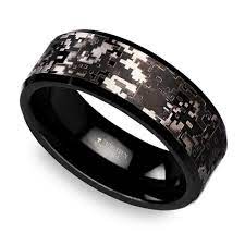 Digital Camo Men S Wedding Ring In Tungsten Geeky Wedding Rings Nerdy Wedding Rings Mens Wedding Bands Tungsten