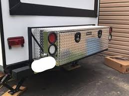 Basically where the 2nd gens have that step, i plan to cut the bumper and frame to fit a small storage box for small things like a towstrap and such. Added 60 Toolbox To X213 Bumper Modification Jayco Rv Owners Forum