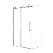 Maax Halo 48 In X 34 In Chrome Shower Enclosure 2 Panel 105948 900 084 100 Rona Shower Enclosure Maax Shower Stall Enclosures