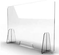 Sneeze Guard Plastic Protection Barrier Shield Table Desk Etsy In 2020 Sneeze Guard Desk Etsy Check Out Counter