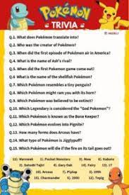 Buzzfeed staff the more wrong answers. Pokemon Trivia Questions Answers Meebily