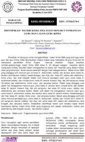10) pada akhir siklus guru memberikan soal tes siklus i, . Identifikasi Materi Kimia Sma Sulit Menurut Pandangan Guru Dan Calon Guru Kimia Pdf Free Download