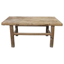 Antique french louis xvi style low table with shelf or coffee table in elm wood, circa 1920's. Antique Elm Wood Coffee Table At 1stdibs