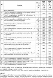In sanatate, fondul de salarii va creste cu 15%. Noua GrilÄ De Salarizare Cat Vor Incasa PoliÈiÈtii Militarii Èi FuncÈionarii Din ApÄrare De La 1 August 2016 Ziarul Unirea