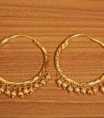 Collection includes 22 carat gold temple jewelry, uncut diamond jewelry and 22 carat plain gold. Hoop Earrings Buy Designer Hoop Earring For Women Girls Online