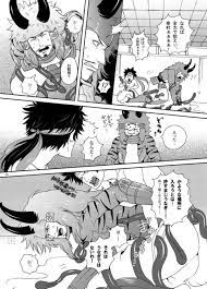 全身うなぎまみれになっていたところを真田幸村に助けてもらう武田信玄…しかし尻にうなぎが入り込んで感じてしまい、異種アナルファックでマゾ絶頂 | エロ漫画  BLミルク | We Like BL Manga！