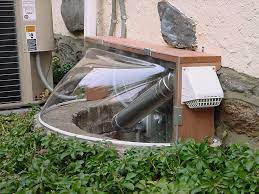 The most popular location for the exhaust hole is through the rim joist above the foundation wall. Specialty Window Well Cover Dryer Vent 1 S