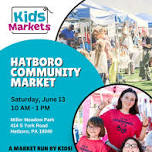 June Dedicated Kids Market at the Hatboro Community Market