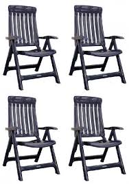 Amazon De Garten Klappstuhle Steiner Marina 4er Set Verstellbar Kunststoff Blau Klappstuhl Stuhle Kunststoff