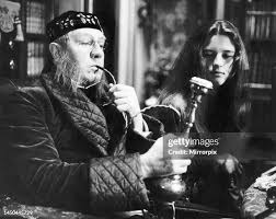 Michael Redgrave as the Caterpillar and Anne-Marie Malik as Alice in...  News Photo