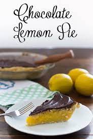 Chocolate Lemon Pie Recipe Lemon Pie Recipe Chocolate Lemon Pie Recipe Lemon Pie
