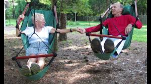 How to hang a baby swing between two trees. How To Hanging Two Air Chairs Between Two Trees Youtube