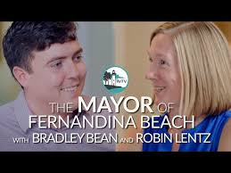 The Mayor of Fernandina Beach with Bradley Bean and Robin Lentz