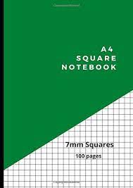 It is defined as the area of a square whose sides measure exactly one metre. 7mm Square Notebook A4 100 Pages 0 7 Cm 7 Mm Grid Squared Quad Ruled 90 Gsm Paper Notebook Ideal For Science Students Maths Graph Paper Notepad Office Jotter