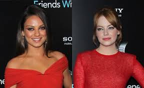 Their friendship turns into a friendship with benefits, but with jamie's emotionally damaged past and dylan's history of being emotionally unavailable, they. Beauty Battle Friends With Benefits Screening Emma Stone Vs Mila Kunis Teen Vogue